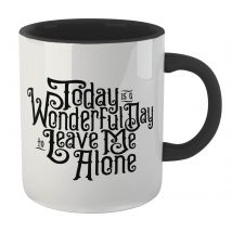 The Addams Family Today Is A Wonderful Day To Leave Me Alone Mug - Black