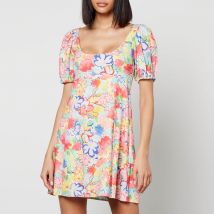 Rixo Anandi Floral-Print Woven Mini Dress - UK 18