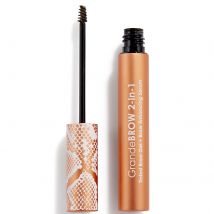 GRANDE Cosmetics GrandeBROW 2-in-1 Gel à Sourcils Teinté et Sérum Renforceur de Sourcils 3,5 ml (nuances variées) - Dark
