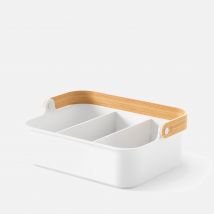 Umbra Bellwood Storage - 35.5cm x 24.5cm - White/Natural