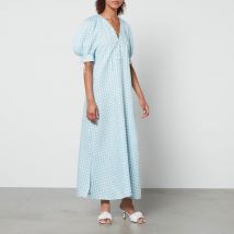 Sleeper Garden Linen Midi Dress - XS