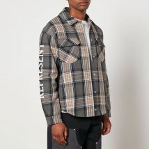 REPRESENT Quilted Cotton-Flannel Overshirt - M