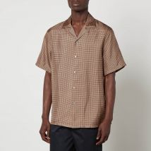 Lanvin Printed Silk-Satin Bowling Shirt - 38 /S