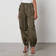 Good American Parachute Cotton-Twill Trousers - L