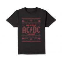 AC/DC Have A Rockin' Christmas Men's T-Shirt - Black - S