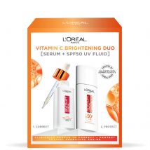 L'Oréal Paris Revitalift Pure Vitamin C Serum and SPF 50+ Invisible Fluid Face Duo