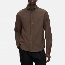 BOSS Black Cotton-Blend Twill Shirt - XL