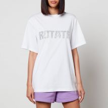 ROTATE Logo-Embellished Cotton-Jersey T-Shirt - L