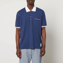Thom Browne Oversized Cotton-Jersey Polo Shirt - 3/L