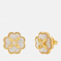 Kate Spade New York Heritage Bloom Gold-Tone Stud Earrings
