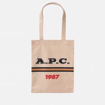 A.P.C. Lou Logo Coated-Canvas Tote Bag