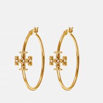 Tory Burch Eleanor Gold-Plated Hoop Earrings