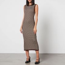 Marni Wool-Blend Jacquard Midi Dress - IT 40/UK 8
