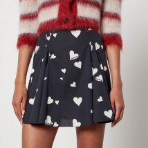 Marni Printed Cotton-Poplin Mini Skirt - IT 44/UK 12