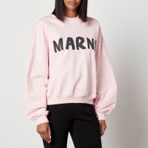 Marni Logo-Print Cotton-Jersey Sweatshirt - IT 40/UK 8