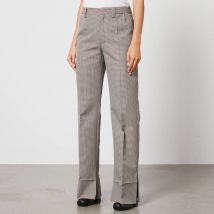Marni Houndstooth Wool-Blend Trousers - IT 42/UK 10