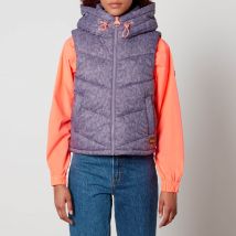Barbour International Snake-Print Halton Gilet - UK 8