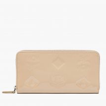 MCM Aren Large Zipped Leather Wallet