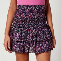 Marant Etoile Naomi Printed Cotton-Gauze Mini Skirt - FR 34/UK 6