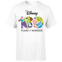 Disney 100 Years Of Disney Logo Men's T-Shirt - White - XS - Blanc