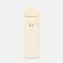 Botella de agua metálica mediana - Crema natural