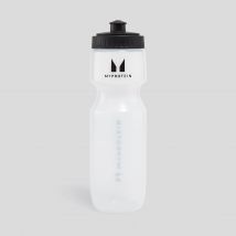 Botella de agua deportiva de Myprotein - Transparente/negro