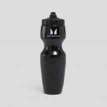 Botella de agua con agarre de silicona de Myprotein - Negro