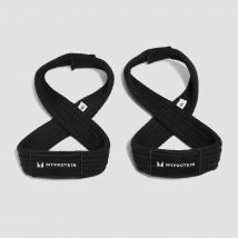 Myprotein Figure of 8 Lifting Straps - Black - M (6'' - 7.5'')