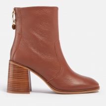 See by Chloé Aryel Leather Heeled Boots - UK 6