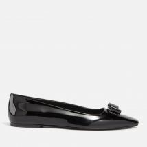 Ferregamo Women's Anz 1 Patent Leather Ballet Flats - UK 4