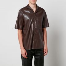 Nanushka Bodil Faux Leather Shirt - M