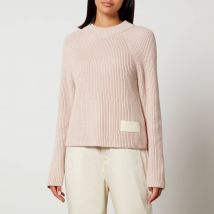 AMI Label Cotton and Wool-Blend Jumper - L