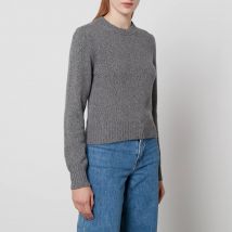 AMI De Coeur Logo Cashmere-Blend Jumper - L