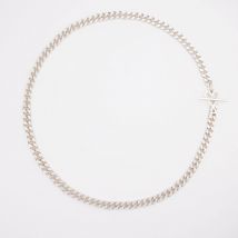 AMI De Coeur Silver-Tone Chain Necklace
