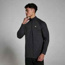 Haut à fermeture éclair ¼ MP Performance pour hommes – Noir chiné - XL