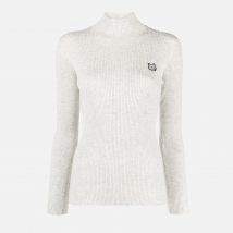 Maison Kitsuné Fox Head Wool and Cotton-Blend Jumper - S