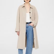Anine Bing Randy Cotton-Blend Gabardine Trench Coat - S