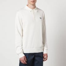 Fred Perry Classic Wool and Cotton-Blend Polo Jumper - L