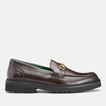 Vinny's Men's Le Club Horsebit Snaffle Leather Loafers - UK 10