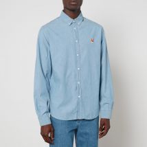 Maison Kitsuné Classic Institutional Fox Head Denim Shirt - 40/M
