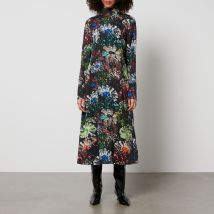 Stine Goya Mille Floral-Print Tencel™-Blend Midi Dress - M