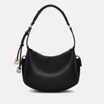 Ganni Swing Recycled Leather and Faux Leather Shoulder Bag