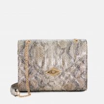 Dune London Dellsie Quilted Snake Effect Faux Leather Bag