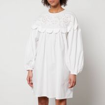 Stella Nova Broderie Anglaise Cotton-Poplin Mini Dress - DK 42/UK 16