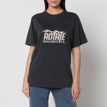 Rotate Sunday Enzyme Logo Organic Cotton T-Shirt - L
