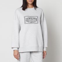 Rotate Sunday Logo-Embroidered Cotton-Jersey Sweatshirt - M