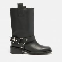 Ganni Women's Tubular Faux Leather Boots - UK 4