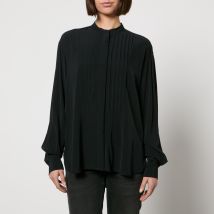 Marant Etoile Amel Pleated Chiffon Blouse