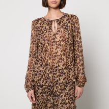 Marant Etoile Daytonea Printed Chiffon Blouse