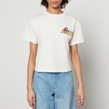 A.P.C. Sonia Cropped Logo-Print Cotton T-Shirt - S